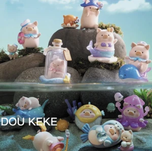 Original Lulu The Piggy Dreamy Blue Ocean Series Action Figure Blind Box Toys - Picture 1 of 32