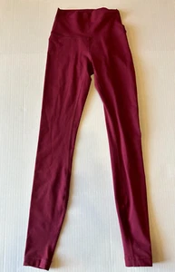 Lululemon Wunder Under Hi-Rise Tight (Full-On Luon 28") Burgundy Größe 2 - Bild 1 von 8