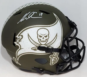 Buccaneers MIKE EVANS Signed Full Size Riddell SALUTE Replica Helmet AUTO BAS - Picture 1 of 1