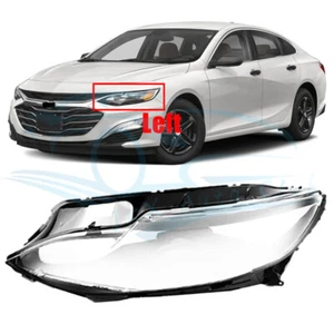 For Chevrolet Malibu 2019-2024 Left Side Headlight Clear Lens Cover+Seal Glue s - Picture 1 of 10