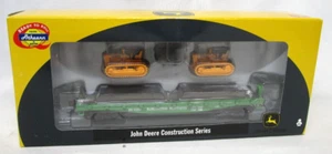 Tractores sobre orugas John Deere escala HO Athearn carga Burlington Northern 40' planos - Imagen 1 de 3