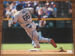 Yasiel Puig Signed Autograph 11x14 Photo JSA Certified Los Angeles Dodgers - Picture 1 of 4