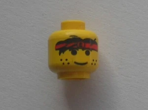 LEGO Yellow Head Male Headband Red Ref 3626bpx101 Minifig sp058 sp067 Set 2151 - Picture 1 of 1