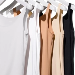 UNIQLO AIRism Women’s Scoop-Neck Tank Top S-3XL 7 Colors Breathable Comfortable - Picture 1 of 9
