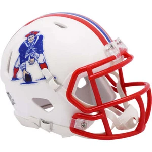 New England Patriots 1990-92 Riddell Throwback Mini Football Helmet - Picture 1 of 1
