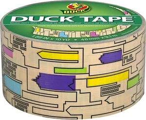 Duck Brand Printed Duct Tape City Skyline Pattern Design, 10 yd Roll - Picture 1 of 2