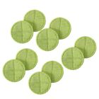 2X(10 Pcs Replacement Pad for Cordless Electric Mop Wireless Elec