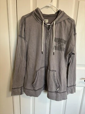 Tom’s women’s hoodie for Target grayish/purple color. Kangaroo pocket  Size XL  - Image 1 of 4