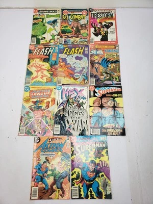 Lote mixto de 16 cómics de DC Firestorm G.I Combat The Brave & The Bold Flash Foto 1 de 4