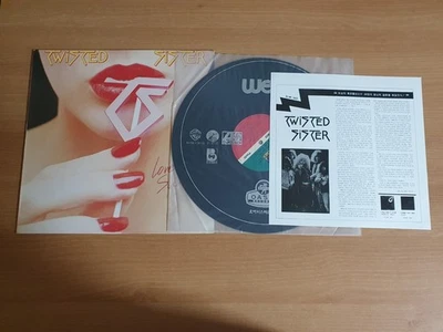 Twisted Sister – Love Is For Suckers 9 Tracks 1987 Korea Vinyl LP Insert - Image 1 of 4