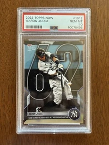 2022 Topps Now #1012 Aaron Judge !! 62 Std !!! PSA 10 !!! - Bild 1 von 2