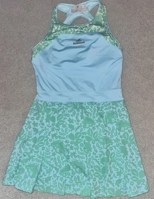 Stella McCartney Sz Small Barricade Adidas Tennis Dress Australia Sky Blue - Image 1 of 3