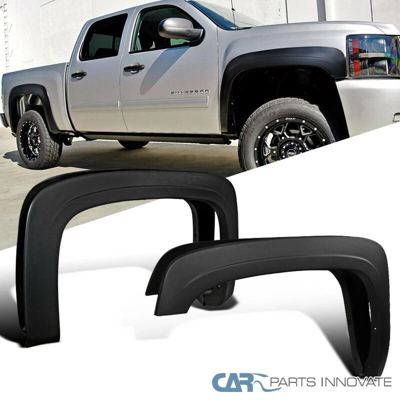 Fits 07-13 Silverado 1500 Factory OE Style Standard Long Bed Fender Flares 4PC Foto 1 de 4