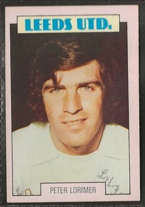 A&BC - FOOTBALL 1973 SCOTTISH (RED BACK) - #080 - LEEDS - PETER LORIMER  - Bild 1 von 2