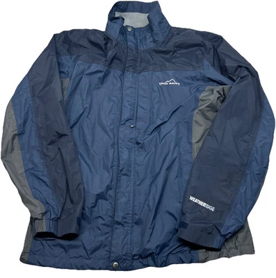 Eddie Bauer Mens Large Tall Full Zip/Button  Weatheredge Waterproof Jacket - Image 1 of 4