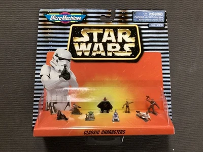 Star Wars Micro Machines 1997 Galoob Классические Персонажи Йода Вейдер Люк R2 Хан - Изображение 1 из 2