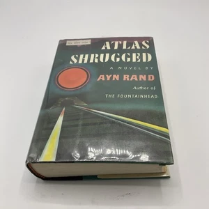 Ayn Rand First Edition 1957 - Atlas Shrugged 19th Printing - Foto 1 di 4