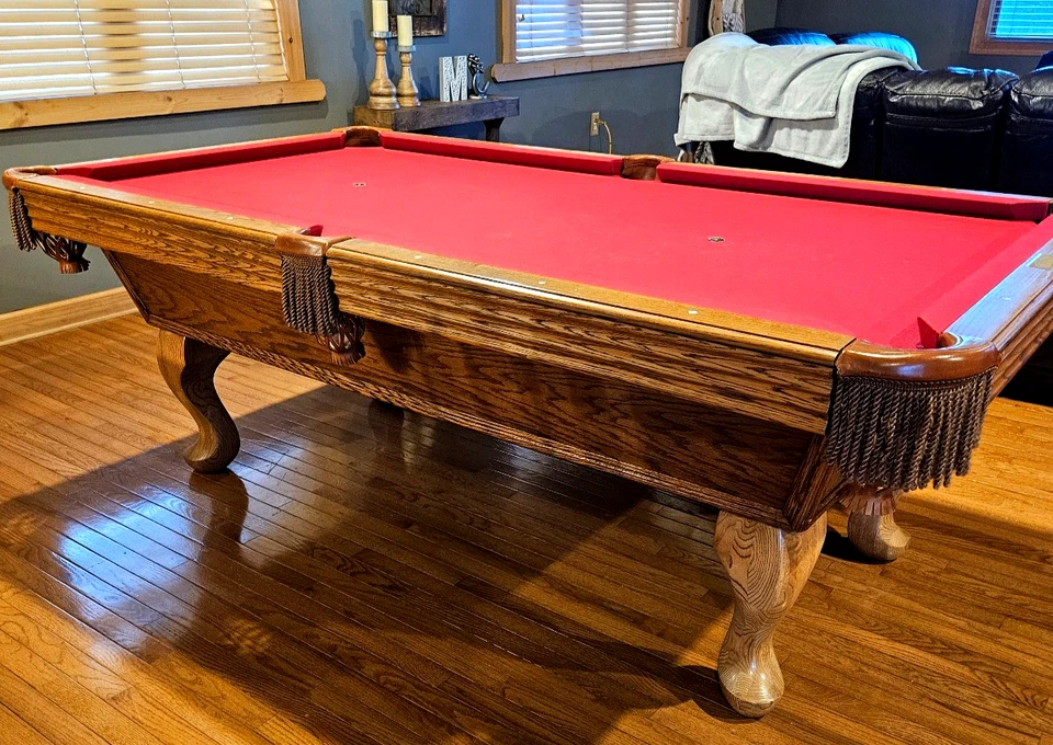 MESA DE BILLAR USADA 7' OLHAUSEN PIZARRA LA SALA DE JUEGOS TIENDA NJ 07004 DISTRIBUIDOR Foto 1 de 4