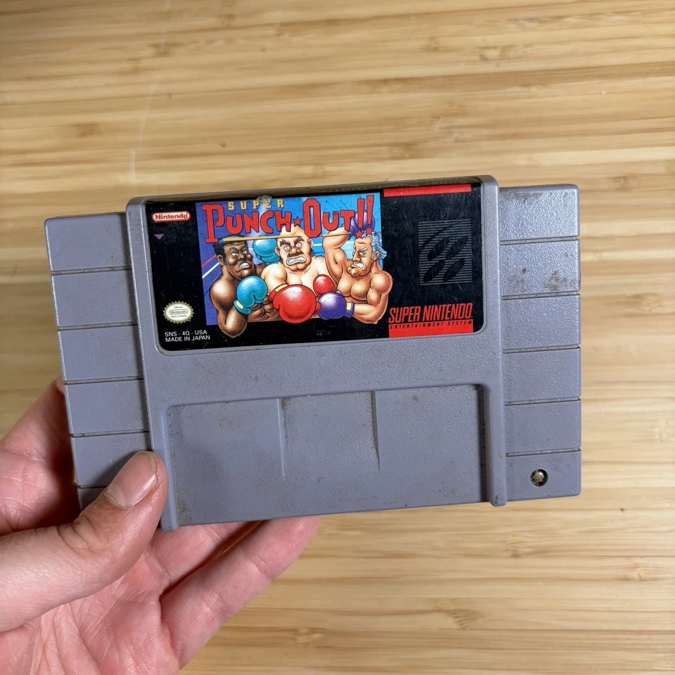 Vintage Video Game Super Punch-Out SNES Super Nintendo 1994 Genuine - Image 1 of 4