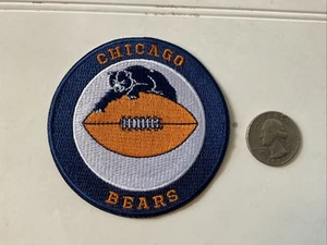 CHICAGO BEARS embroidered iron on Patch  Vintage NFL 3” X 3” - Picture 1 of 2