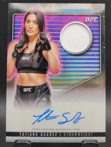 2024 Topps Midnight UFC Relic Auto Tatiana Suarez #RCA-TSU Auto - Picture 1 of 2