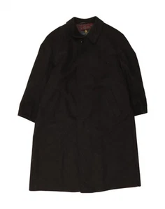 BUGATTI Mens Overcoat UK 40 Large Black Wool BI25 - Picture 1 of 3