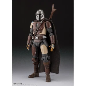 Star Wars Bandai Tamashii Nations SH Figuarts Figura de acción - The Mandalorian - Imagen 1 de 1