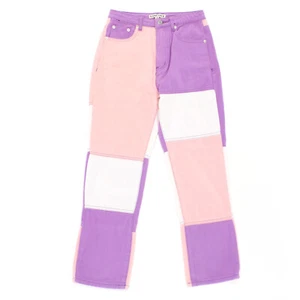 Signature 8 Jeans Damen Größe S Patchwork Colorblocking - Bild 1 von 8