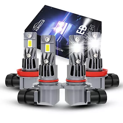 9005 H11 LED Headlights Bulbs Hi-Low For Kenworth T370 T680 T880 Truck 2013-2022 - Image 1 of 4