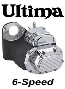 Chopper rígido Ultima negro transmisión 6 velocidades Harley Softail FXST 1991-1999 - Imagen 1 de 9