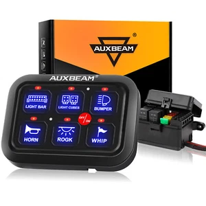 Auxbeam 6 Gang Switch Panel BC60 LED Touch Control Panel Box for Can-am Maverick - Picture 1 of 12