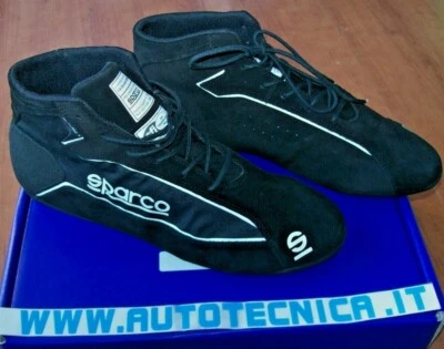 SCARPE SPARCO SLALOM + Tg 46 NERO FIA 8856-2018 STIVALETTI IGNIFUGHI ANNO 2020 - Immagine 1 di 4