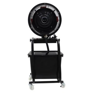 Industrial Spray Cooling 110V Electric Fan Atomized Floor Fan with Wheel - Picture 1 of 23