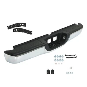 Steel Rear Step Bumper Chrome Complete Assembly For 2000-2005 2006 Toyota Tundra - Picture 1 of 23