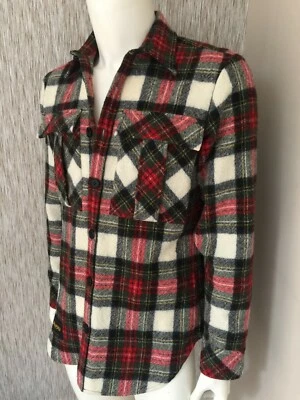 STELLA McCARTNEY M&NMO TARTAN OVERSHIRT SHACKET RETAIL £605 SIZE S-M BNWT - Image 1 of 4