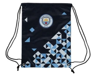 Manchester City FC Drawstring Gym Bag - Particle Sports School Official License - Picture 1 of 3