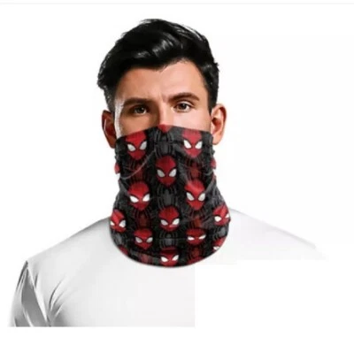 Spiderman Gaiter Face Mask Superhero Cartoon Cooling Ice Silk Unisex Adult Cloth - Image 1 of 4