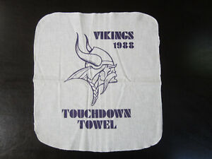 1988 Minnesota Vikings Touchdown Towel Anthony Carter Wade Wilson DJ Dozier