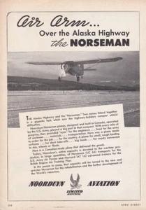 1944 Noorduyn Norsemen Aircraft ad 10/9/2023a - Picture 1 of 1