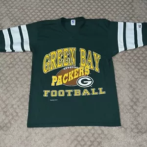 Vintage NOS Green Bay Packers Football Jersey 1993 Logo 7 Large Print Size Large - Picture 1 of 8