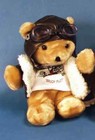 Peluche Ourson Aviateur Grand Modèle 25 cm