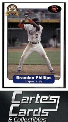 Brandon Phillips 2001 Arizona Fall League Prospects #19  Montreal Expos Foto 1 de 2
