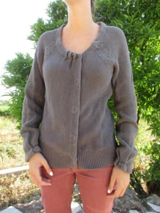 Gilet occasion femme Comptoir des Cotonniers gris modèle Fleur Taille S - Imagen 1 de 4