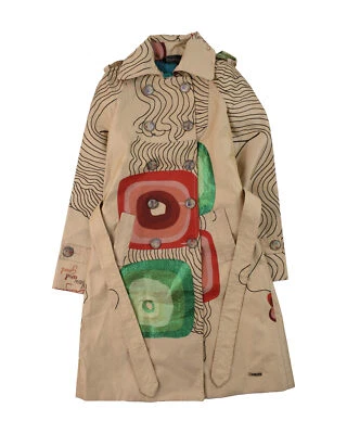 Abrigo largo multicolor mujer Desigual talla M Foto 1 de 4