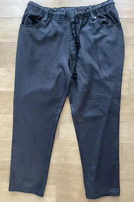 Calça de moletom preta com cordão INC INTERNATIONAL CONCEPT tamanho G - Imagem 1 de 4