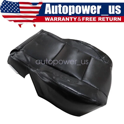 Funda de asiento de cuero inferior del conductor para Nissan Titan 2005-2015 gris oscuro Foto 1 de 4