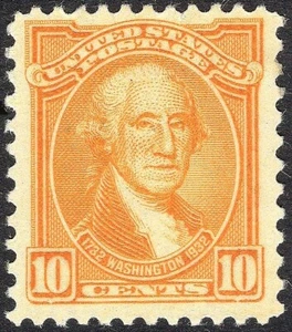 #715 XF MNH 10¢ GEORGE Washington Bicentenial With BIG MARGINS (REM #715-5) - Picture 1 of 2