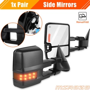 For 2003-2006 Chevy Suburban 1500 2500 Tow Mirrors Power Heated Turn Signal - Picture 1 of 7