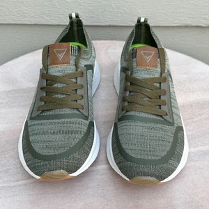 Keller Knit Athleisure Womens Sneaker Size 10 Slip On Green Khaki Shoes New - Picture 1 of 12