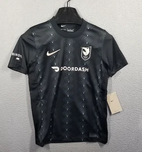 $90 Nike Los Angeles Angel City Away Black Soccer Jersey Youth Medium - Picture 1 of 13